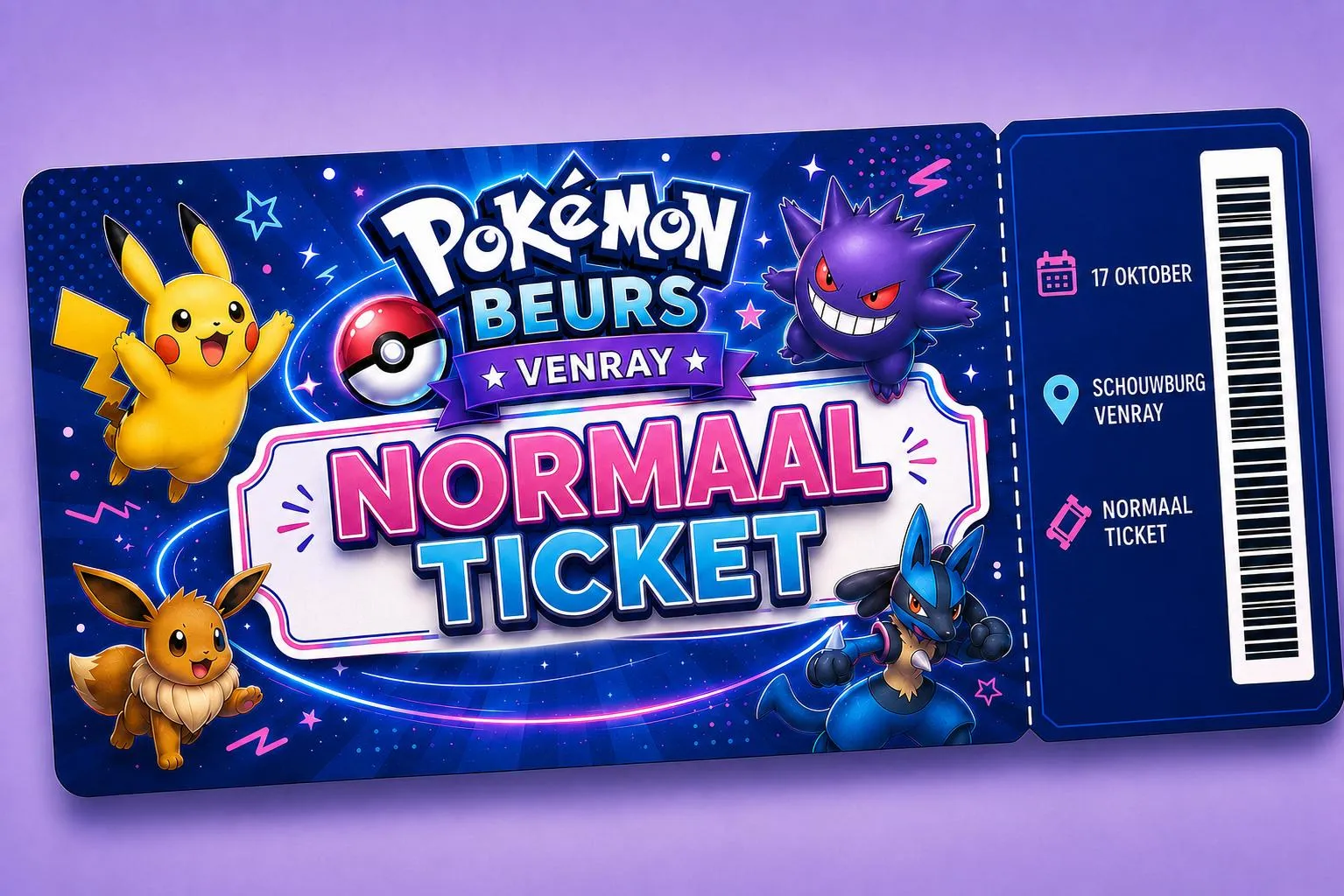 Normaal Ticket - Pokemon Beurs Venray